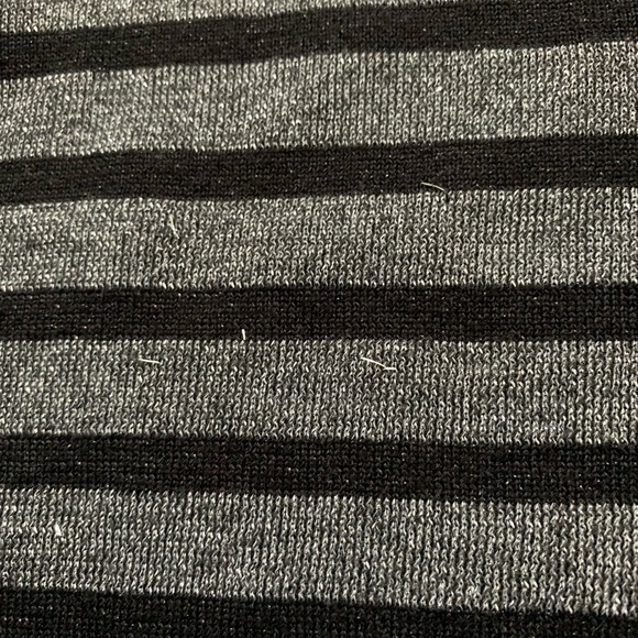 EUC VEX vintage holiday Lurex black and silver holiday turtleneck knit top - Picture 10 of 11